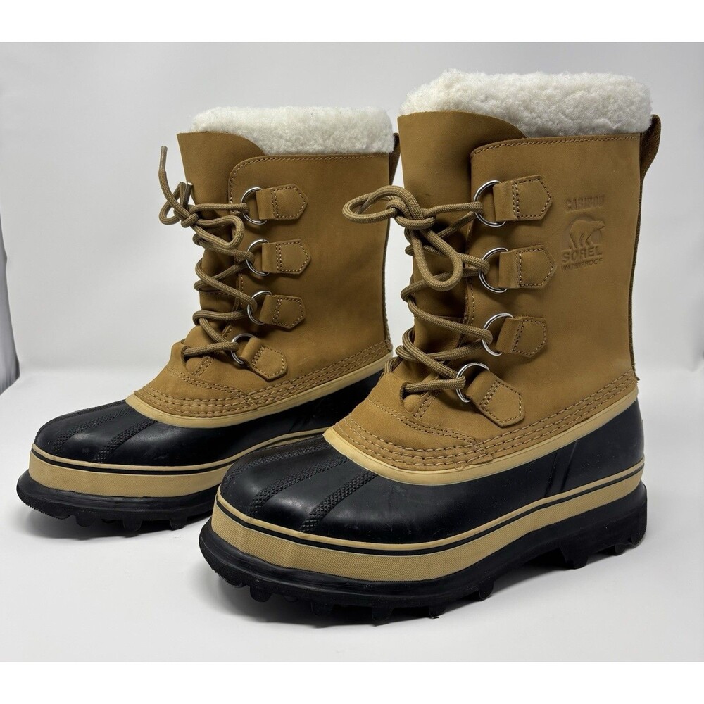 Sorel Caribou Waterproof Handcrafted Mid Calf Insulated Snow Boots Womens Size 7